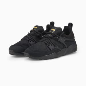 ユニセックス ブレイズ オブ グローリー プレミアム スニーカー, Puma Black-Puma Team Gold