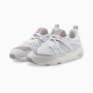 ユニセックス ブレイズ オブ グローリー プレミアム スニーカー, Puma White-Whisper White-Quail