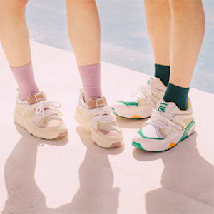 ユニセックス ブレイズ オブ グローリー プレミアム スニーカー, Puma White-Whisper White-Quail