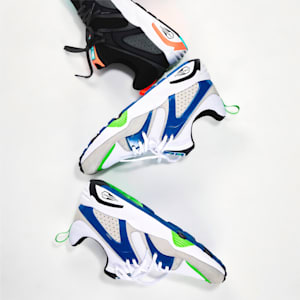 ユニセックス ブレイズ オブ グローリー リバース クラシック スニーカー, Puma White-Puma Black-Snorkel Blue