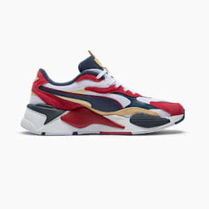 RS-X³ NYC FLAGSHIP Men's Sneakers, PUMA White-Club Navy-Club Red, extralarge