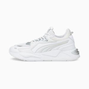 RS-Z Moulded Trainers, Puma White-Harbor Mist-Puma Silver