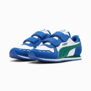 キッズ カバナレーサー SL 20 V スニーカー 17-21cm, PUMA White-Vine-Cobalt Glaze, extralarge-JPN