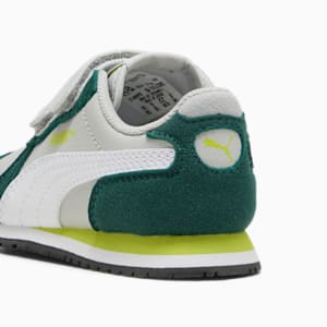 Cabana Racer SL 20 V Toddlers' Shoes, Cool Light Gray-PUMA White-Dark Myrtle-Lime Smash, extralarge