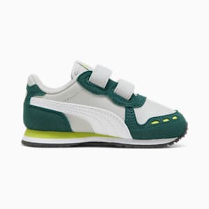 Cabana Racer SL 20 V Toddlers' Shoes, Cool Light Gray-PUMA White-Dark Myrtle-Lime Smash, extralarge