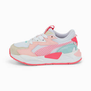 RS-Z Top Kids' Trainers, Puma White-Sunset Pink