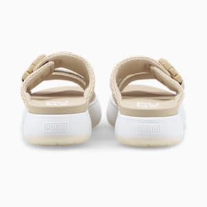 Suede Mayu Infuse Women's Sandals, Putty-Puma White-Pristine