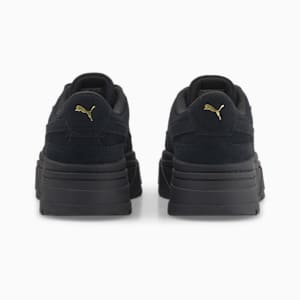Mayze Stack Suede Sneakers Women, Puma Black