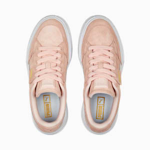 Mayze Stack Suede Sneakers Women, Rose Dust