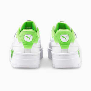 Zapatos deportivos Cali Dream Pop para mujer, Puma White-Green Glare
