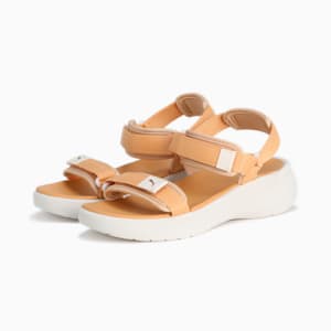 ウィメンズ ソフトライド VOLA サンダル, Warm Beige-Warm White, extralarge-JPN