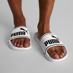 Leadcat 2.0 Slides, Puma White-Puma Black, extralarge