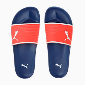 Leadcat 2.0 Shower Men's Slides, Puma Red-Puma White-Blazing Blue, extralarge-IND