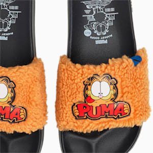 PUMA x Garfield Leadcat 2.0 Unisex Slides, Puma Black-Zinnia