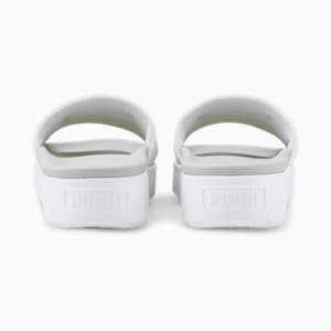 Women's Platform Sandals, Puma White-Glacier Gray