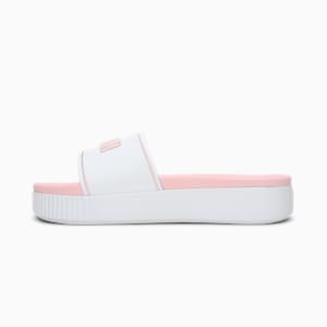 Platform Women's Slides, Puma White-Chalk Pink