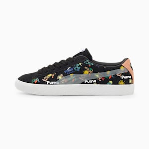 ユニセックス アドベンチャー プラネット スウェード ヴィンテージ スニーカー, Puma Black-Rosette-Puma White
