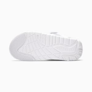SoftRide Sandal Iri Big Kids, Puma White-Metallic Silver