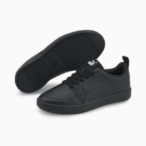 Puma Rickie Youth Shoes, Puma Black-Puma Black-Glacier Gray, extralarge-IND