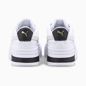 Zapatos deportivos Mayze Stack para mujer, Puma White-Vaporous Gray