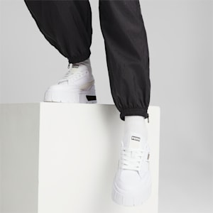 Mayze Stack Women's Sneakers, Puma White-Vaporous Gray, extralarge