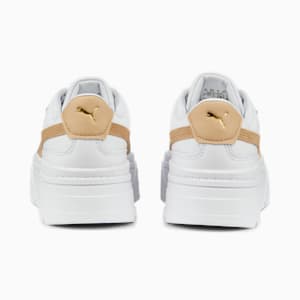 Mayze Stack Sneakers Women, Puma White-Light Sand