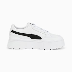 ウィメンズ メイズ スタック スニーカー, Puma White-Puma Black, extralarge-JPN