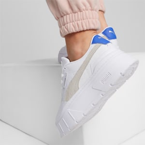 Mayze Stack Sneakers Women, PUMA White-Royal Sapphire, extralarge-GBR
