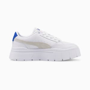 Mayze Stack Women's Sneakers, PUMA White-Royal Sapphire, extralarge-IND