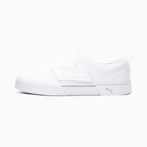 Tenis slip on El Rey II Leather, Puma White-Gray Violet, extralarge
