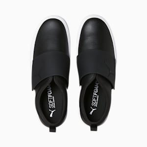 Tenis slip on El Rey II Leather, PUMA Black-Chili Powder, extralarge