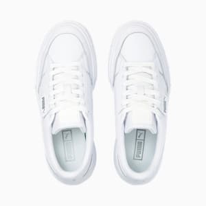 ウィメンズ メイズ スタック レザー スニーカー, Puma White, extralarge-JPN