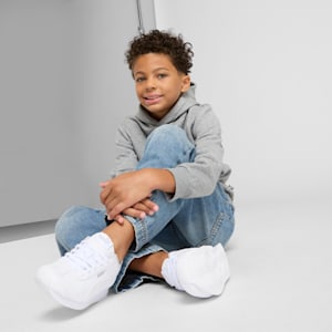 Turin 3 Big Kids' Sneakers, Puma White-Puma White, extralarge