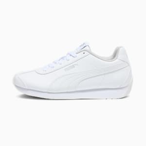 Chaussures Turin 3 Enfant et Adolescent, Puma White-Puma White, extralarge