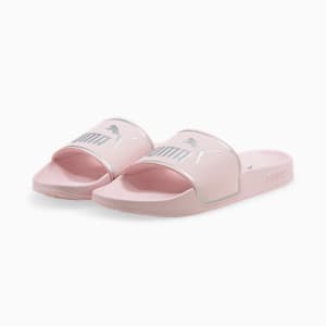 Leadcat 2.0 Slides Big Kids, Chalk Pink-Puma Silver, extralarge