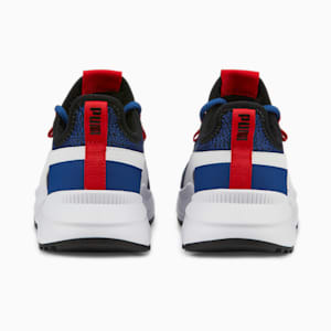 Zapatos deportivos Pacer Easy Street para niños grandes, Blazing Blue-Puma White-High Risk Red