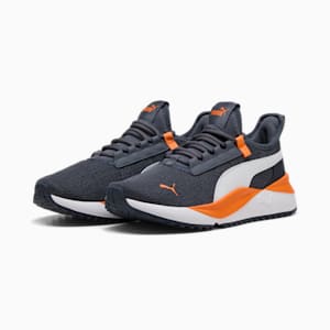 Tenis juveniles Pacer Easy Street, Galactic Gray-PUMA White-Orange Glo, extralarge