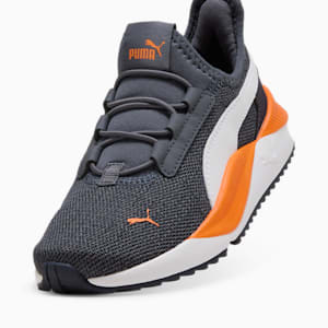 Pacer Easy Street AC Little Kids' Shoes, Galactic Gray-PUMA White-Orange Glo, extralarge