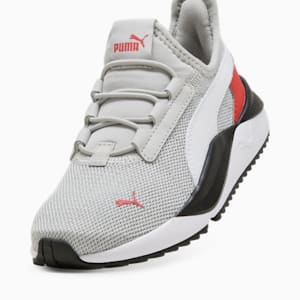Tenis infantiles Pacer Easy Street AC, Cool Light Gray-PUMA White-Red Fire, extralarge