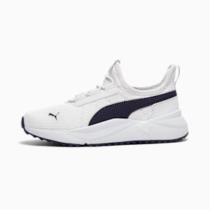 Pacer Easy Street Little Kids' Easy On Sneakers, Silver Mist-New Navy, extralarge
