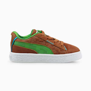 ベビー PUMA x MINECRAFT スウェード AC スニーカー 12-16cm, Friar Brown-Fern Green