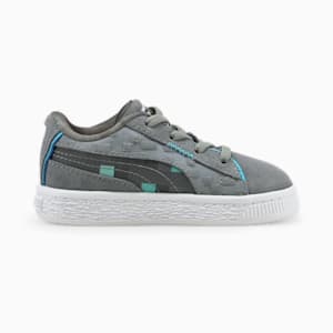 ベビー PUMA x MINECRAFT スウェード AC スニーカー 12-16cm, Gray Violet-Blue Atoll