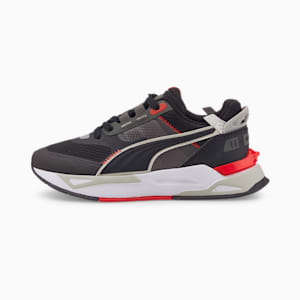 Mirage Sport Tech Sneakers JR, Puma Black-Dark Shadow-High Risk Red