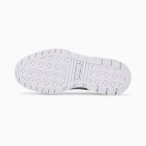 Chaussures Mayze Leather Jeune, Puma White-Puma Team Gold