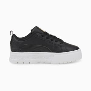 Mayze Kids' Trainers, Puma Black-Puma Team Gold