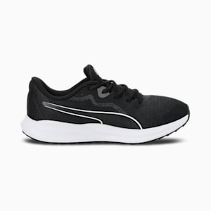 Twitch Runner Youth Running Shoes, Puma Black-Puma White, extralarge-IND