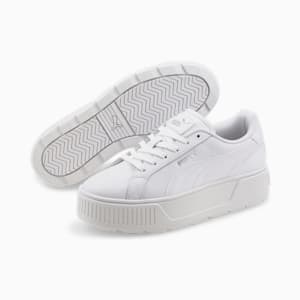 ウィメンズ カルメン L スニーカー, Puma White-Puma White-Puma Silver