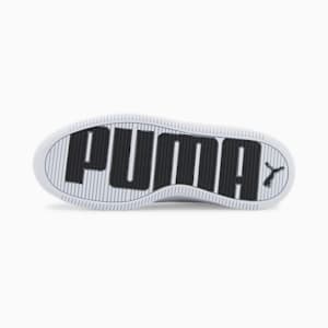 ウィメンズ リリィ プラットフォーム レザー スニーカー, Puma White-Puma White-Puma Black, extralarge-JPN