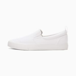 Bari Slip-On Comfort Women's Shoes, Puma White-Puma Silver, extralarge