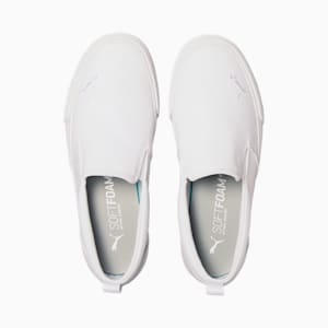 Tenis para mujer Bari Slip-On Comfort, Puma White-Puma Silver, extralarge